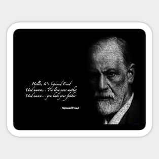 Sigmund freud Sticker